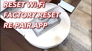 Roborock Q Revo Reset Wi-Fi, Factory Reset,  Reconnect to App (& firmware restore/upgrade)