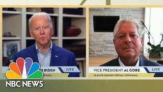 'We Need Policy Changes': Gore Endorses Biden During Virtual Town Hall | NBC News NOW