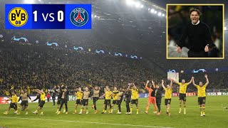 Borussia Dortmund Players & Fans Celebrate 1-0 Win vs PSG in Champions League Semifinal