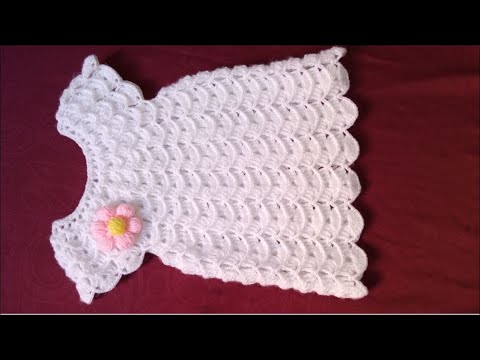 كرشية فستان بيبى حديث الولادة سهل للمبتدئات من 0 6 شهور كرشية فستان بيبى حديث الولادة سهل للمبتدئات من 0 6 شهور