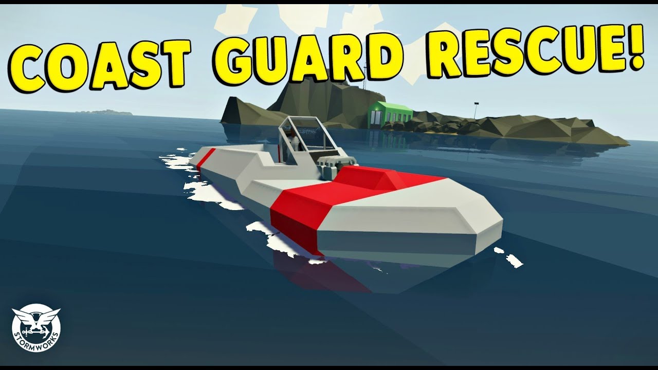 COAST GUARD VEHICLE BUILDER GAME! - Stormworks: Build and ...