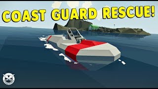 COAST GUARD VEHICLE BUILDER GAME! - Stormworks: Build and Rescue Gameplay - First Impression