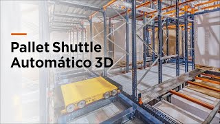 Pallet Shuttle Automático 3D  Mecalux