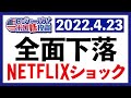 GAFA決算前に全面安!良好決算でも株価上昇できないテスラ!株式相場と金利サイクルから解説します【米国株投資】2022.4.23