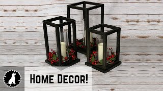 Building Rustic Wooden Lanterns // Home Decor // Woodworking Project