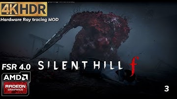 Silent Hill F HDR FSR4 4K - Lumen hardware ray tracing mod - playthrough with commentary