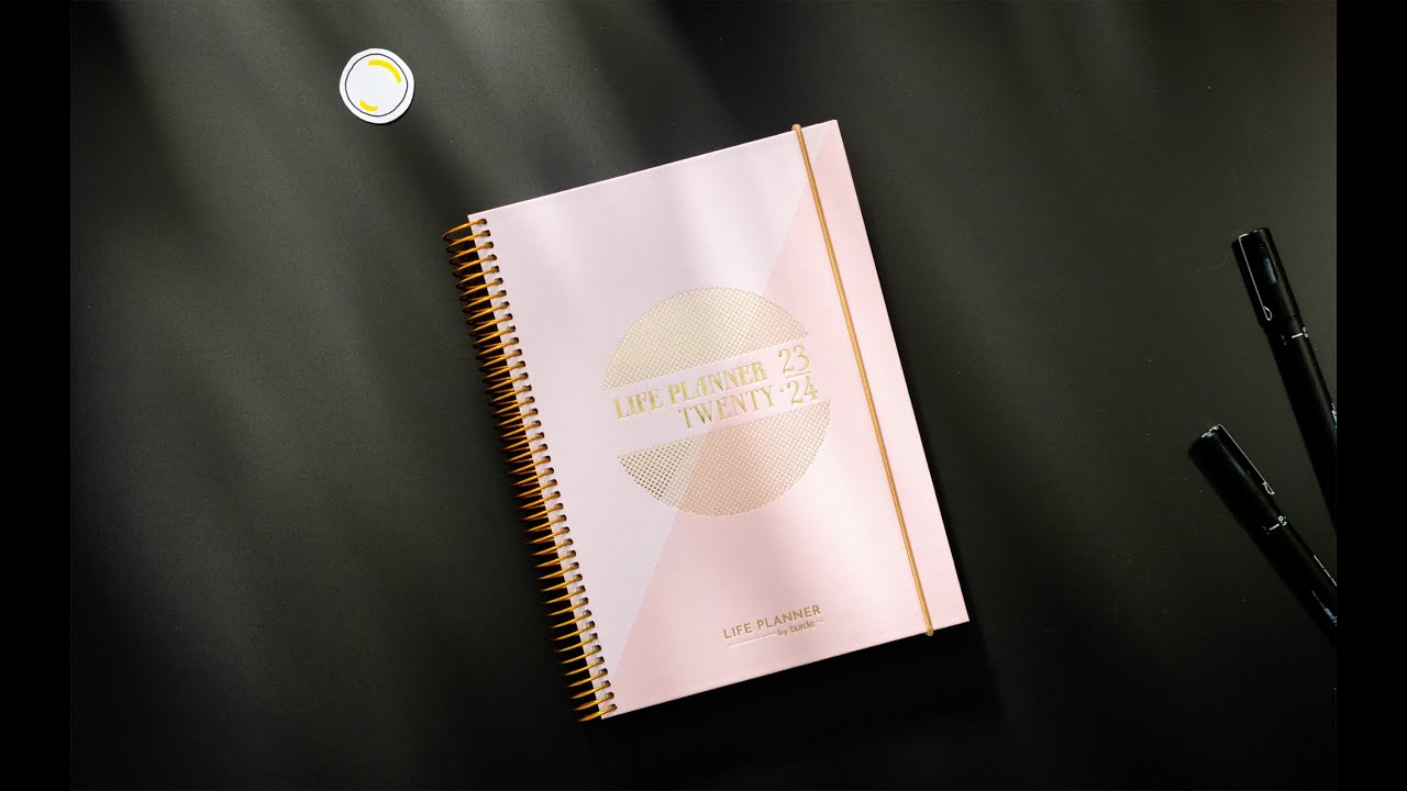 Burde Life Planner Pink Kalender 2024, Book hardback