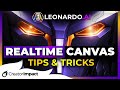 Leonardo ai realtime canvas  tips  tricks for beginners