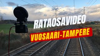 Ohjaamovideo Vuosaari-Tampere | Rataosavideo Sr2-veturista