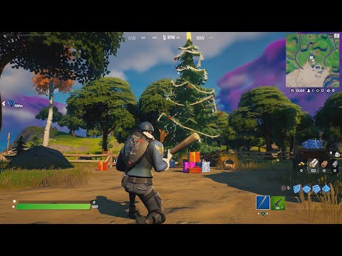 Dance At Different Holiday Trees (All Holiday Tree Locations In Fortnite – Operation Snowdown Quest)