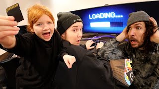 DAD vs ROBBERS -  Stealing Adley videos THE MOViE! Spy Girl & Hacker Mom escape from house WiFi cops