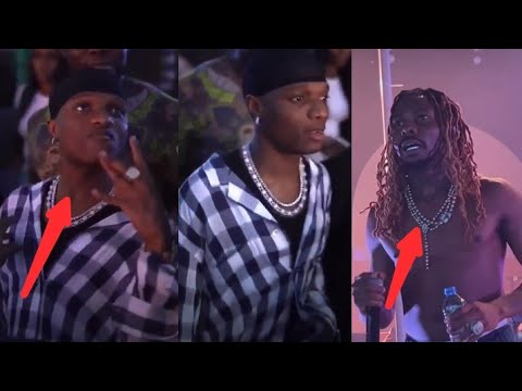 Wizkid Surprise Asake Live as he Watch Asake Perform on Stage for the first time in Lagos