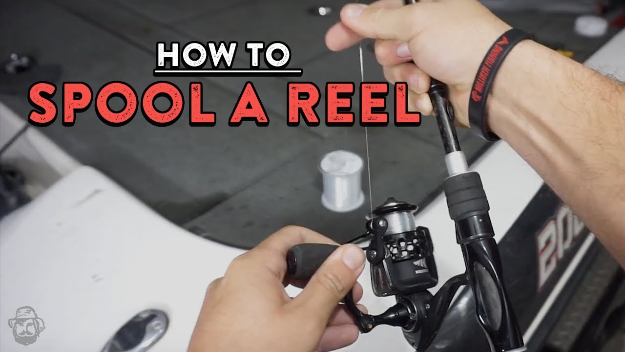 How To Spool A Spinning Reel  Bass Fishing Basics 