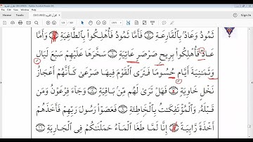 سورة الحاقة الآيات ( 6  - 10 )