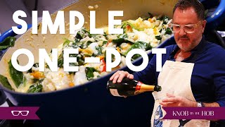 EASY COD & KING PRAWN ONE-POT RECIPE | KNOB BY THE HOB | STEVEN DAVIES