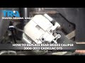 How to Replace Rear Brake Caliper 2006-2011 Cadillac DTS