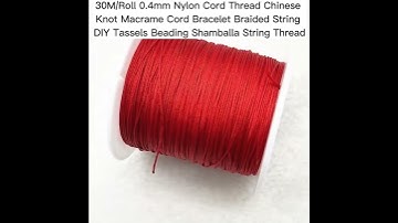 Nylon Cord Thread Chinese Knot Macrame https://s.click.aliexpress.com/e/_DB0eDBJ