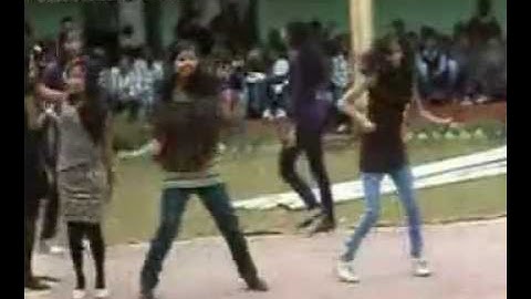 DAV Rajrappa farewell girls dance 2012