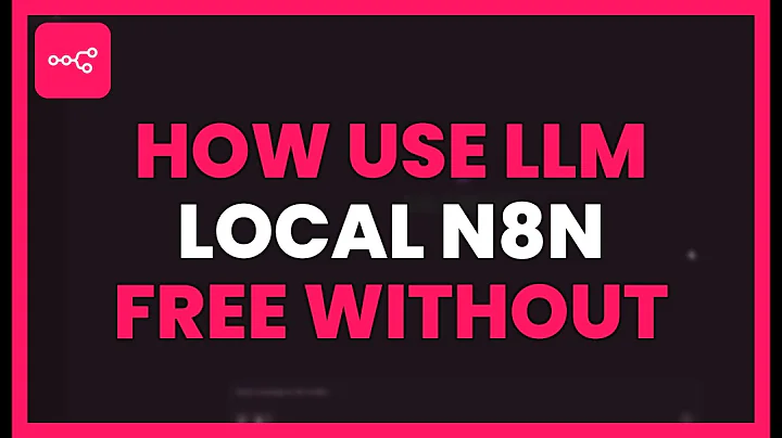 HOW TO USE LLM LOCAL in N8N FOR FREE AND WITHOUT OPEN LINE