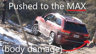 Jeep Grand Cherokees Pushed to the MAX in Big Bear  Snow and Mud in Pioneer Town and Holcomb Valley