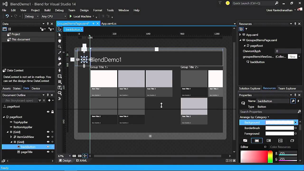 Visual Studio vNext & Azure Blend for Visual Studio 2015
