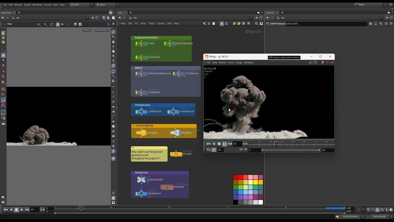 Houdini pyro doesn't generate detail - YouTube
