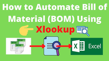 How to Automate Bill of Material (BOM) Using Xlookup