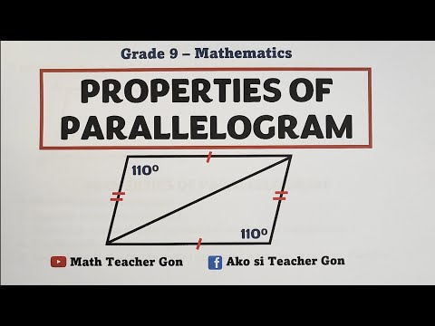 Video: Magkapantay ba ang dalawang dayagonal ng paralelogram?