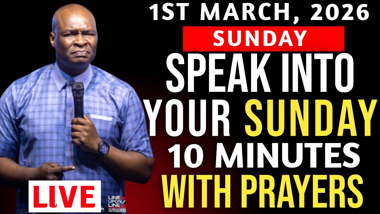 Sunday 1st March, 2026] Speak Into Early Morning Prayer | Spiritual Prayer-Apostle Joshua Selman