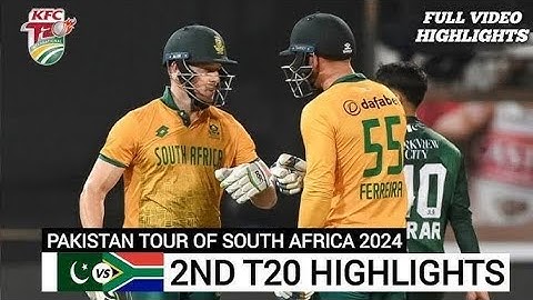 Pakistan vs South Africa | 2nd T20 Match Highlights 2024 | PAK vs SA