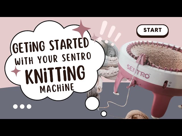 USING A DRILL WITH A SENTRO KNITTING MACHINE 🤯