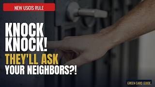 USCIS Neighborhood Checks Are Back | What They Ask Your Neighbors USCIS Neighborhood Checks Are Back | What They Ask Your Neighbors