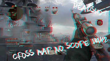 CALL OF DUTY WW2 FIRST EVER CROSS MAP NO SCOPE!!!!!!