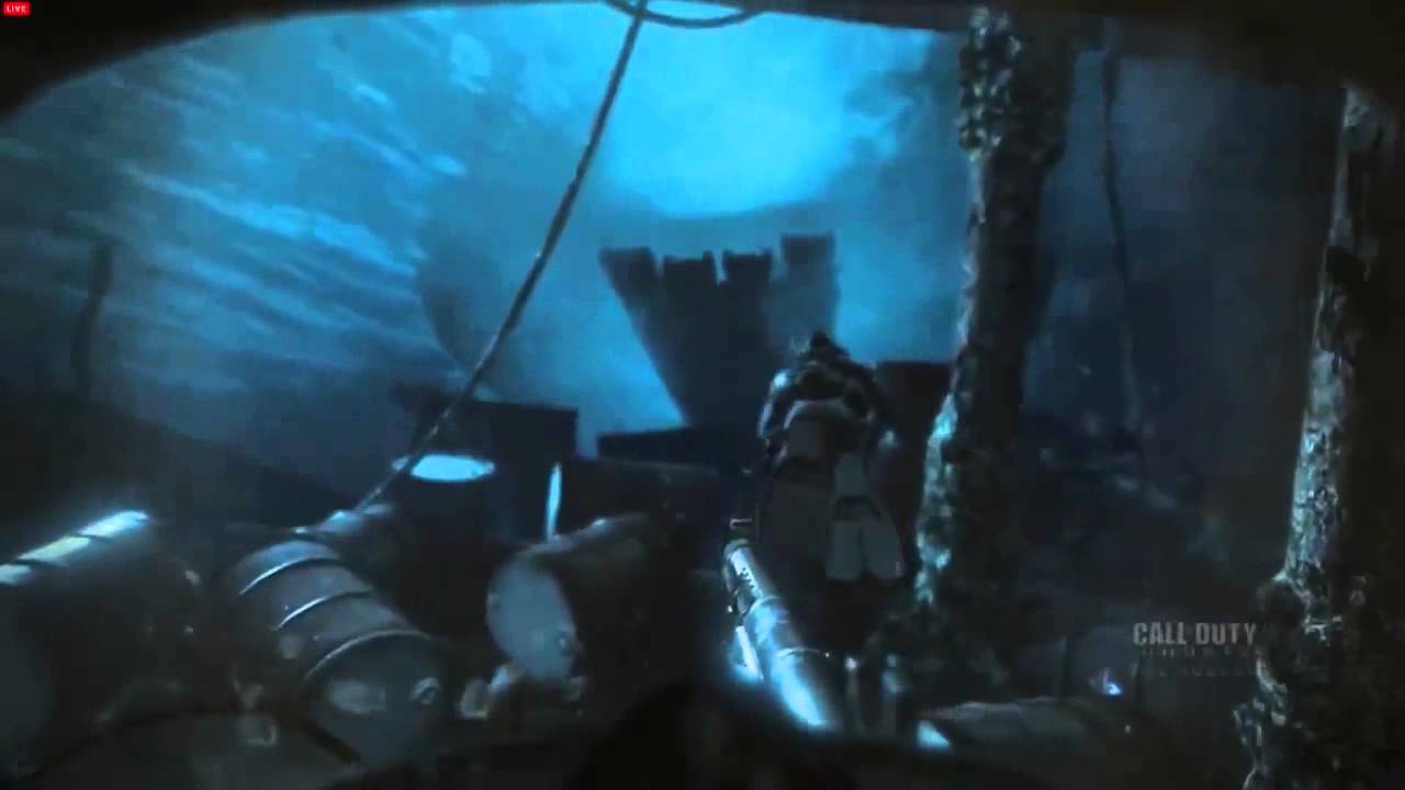 Call of Duty Ghosts Into The Deep Gameplay Demo Walkthrough E3 2013 HD ...