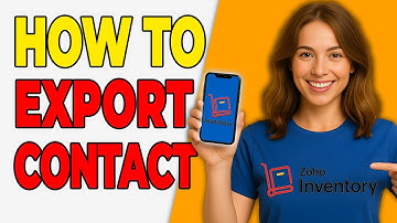 Export Contacts In Zoho Inventory (Download List Tutorial)