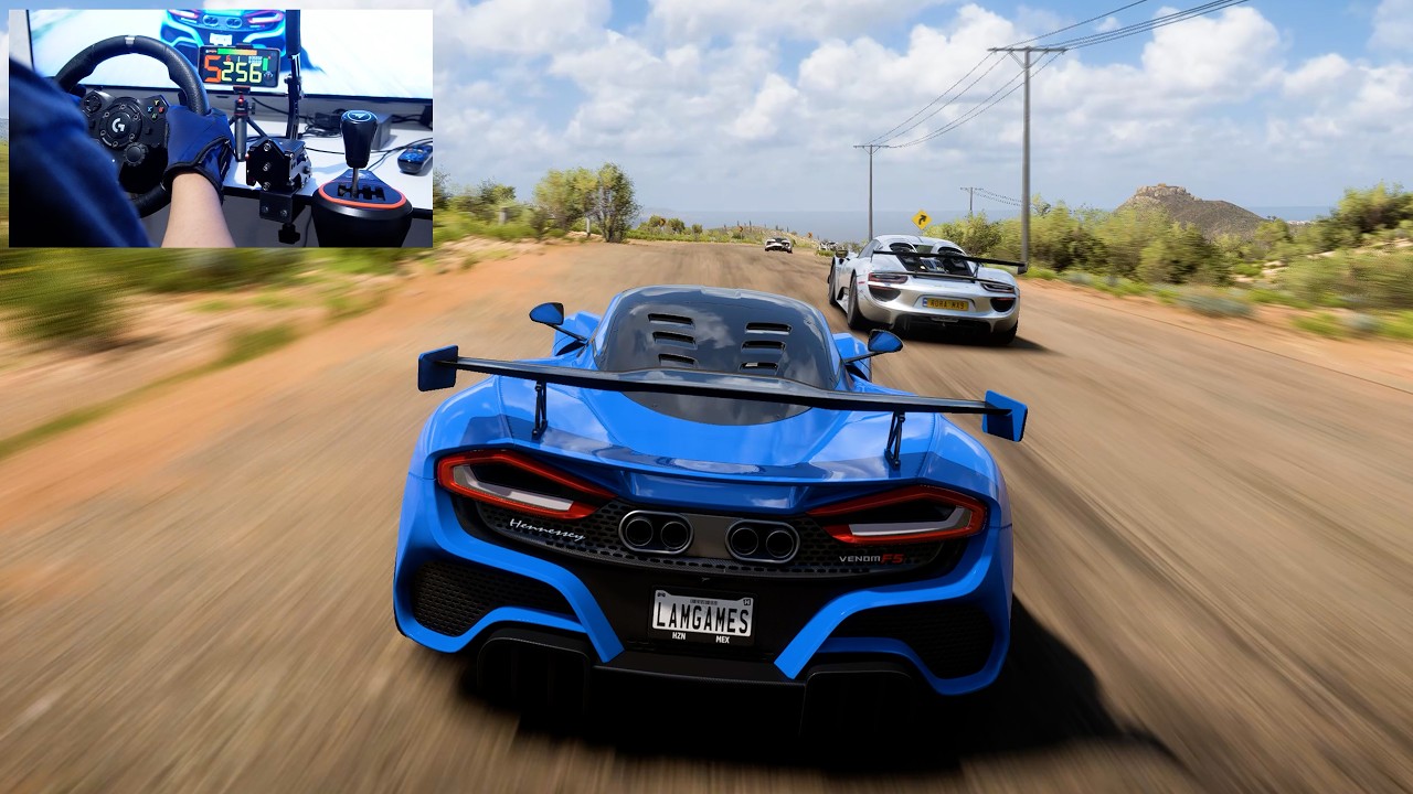 Hennessey Venom F5 | Sin Ayudas | Forza Horizon 5 | Volante