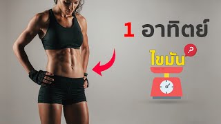 1 อาทิตย์ ลดไขมันได้มากที่สุดกี่กิโลกรัม & ลดไขมันยังไงให้พอดี?