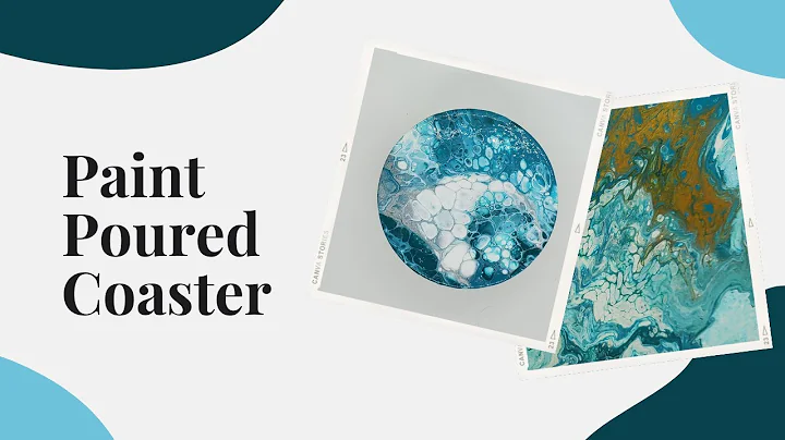 Make One of a Kind Coasters using a Paint Pouring ...