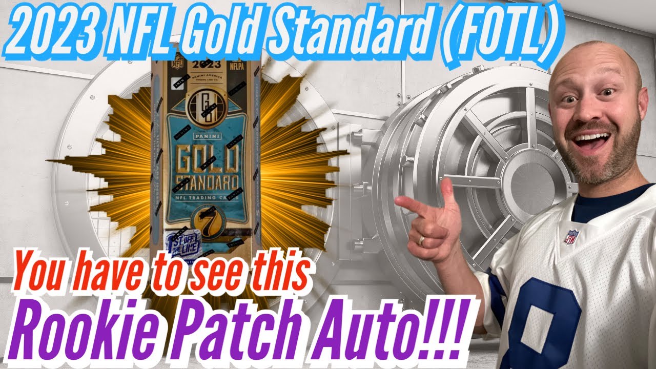 🔥🚨ALERT BEST RPA EVER?!? 🥶😵 2023 NFL Gold Standard🥇 First Off The Line