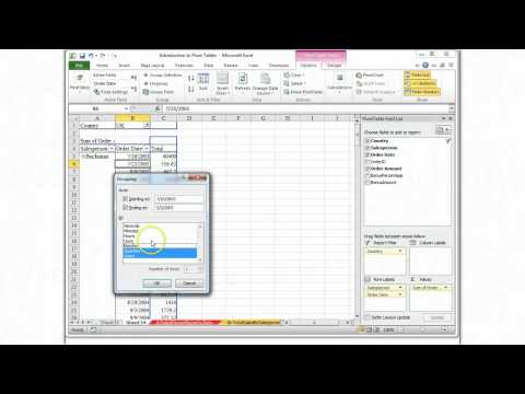 Tutorial for Pivot Table D6--Pivoting Data