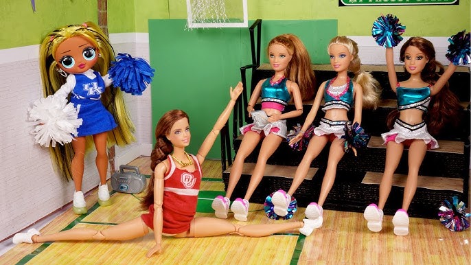 Barbie Cheerleading Tryouts with Disney Zombies Dolls - Titi Toys 