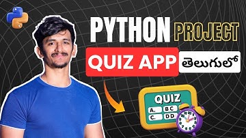 🔥 Build a Python Quiz App in Telugu from Scratch – Beginner Friendly! 🐍💻