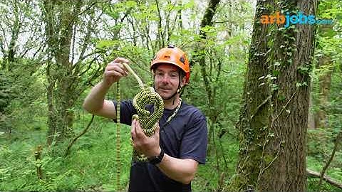 How to get your access rope in a tree.