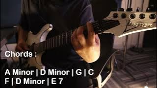 Slow Rock Kapak Ballad Guitar Backing Track in A Minor