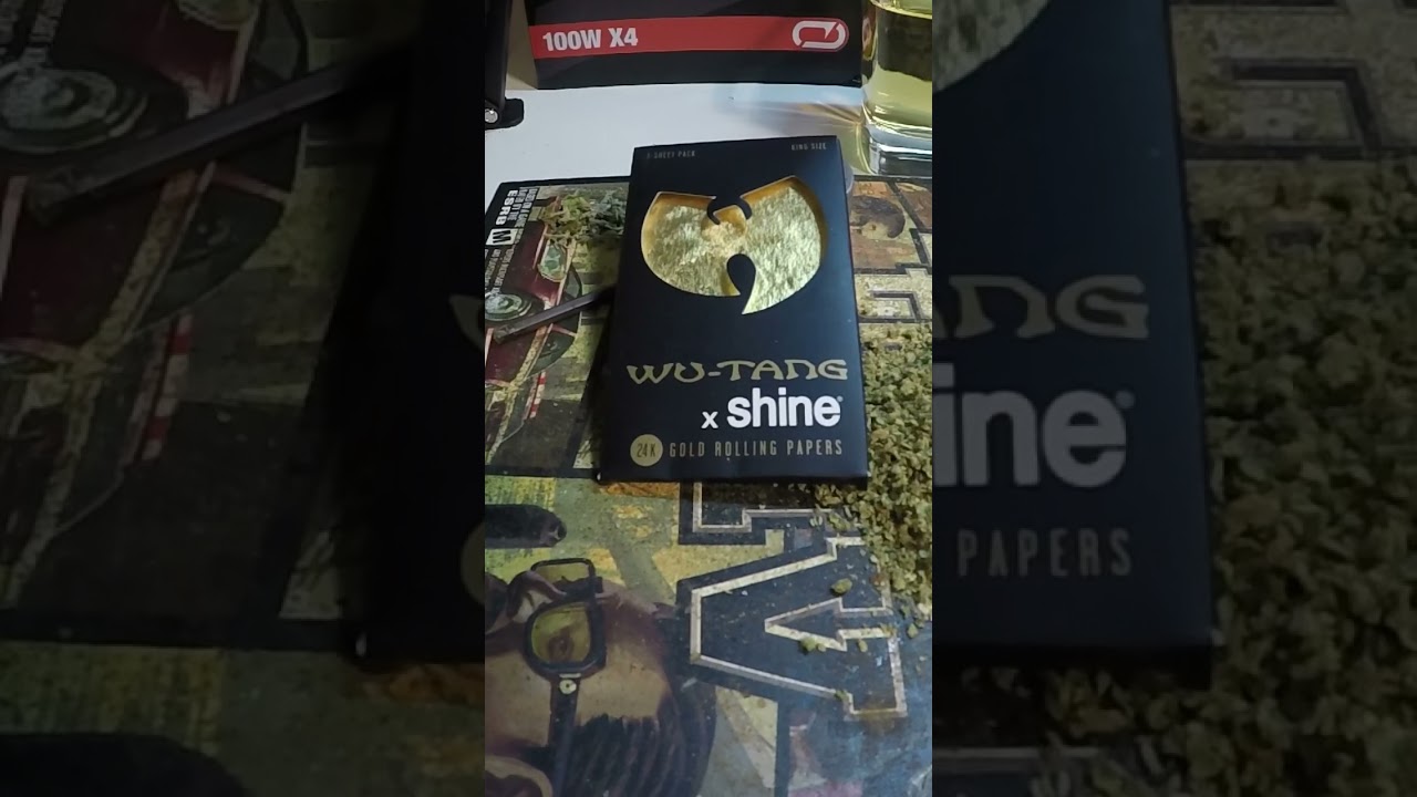 Wu-Tang 24k gold rolling papers.