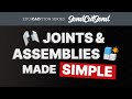 How to Create Assemblies in CAD with Joints - Education Chapter 2 Lesson 2