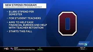 Oksaloosa announces $1,000 stipend for student teachers