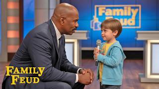 Steve Harvey STOPS Family Feud Show for 7-Year-Old Cancer Patient | What Happened Next Shocked 200..