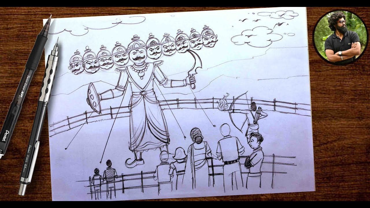 Featured image of post Dussehra Drawing For Class 2 - Let&#039;s learn how to draw raavana for dussehra festival.