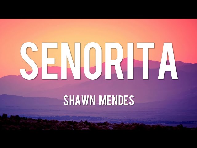 Señorita - Shawn Mendes [Lyrics] | Ed Sheeran, One Direction, Ali Gatie class=